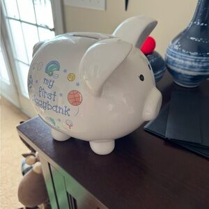 Gray Piggy Bank - My First Piggybank